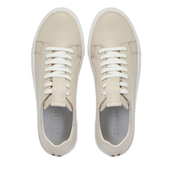 Bej Deri Kadın Sneaker - K25S1AY68368-A25 - 5