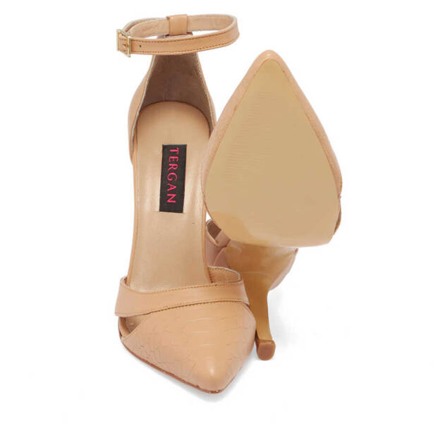 Bej Deri Kadın Stiletto - K24I1AY67289-S2S - 4