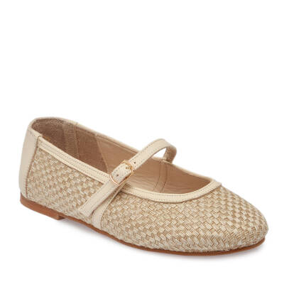 Bej Deri-Tekstil Kadın Babet - K25I1BB68078-L0Q - 1
