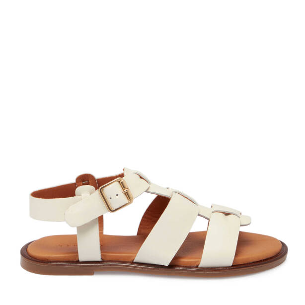 Bej Deri - Tekstil Kadın Sandalet - K25Y1SN68111-U2V 