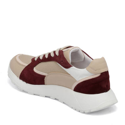  Bej Deri-Tekstil Kadın Sneaker - K24I1AY67385-A25 - 2