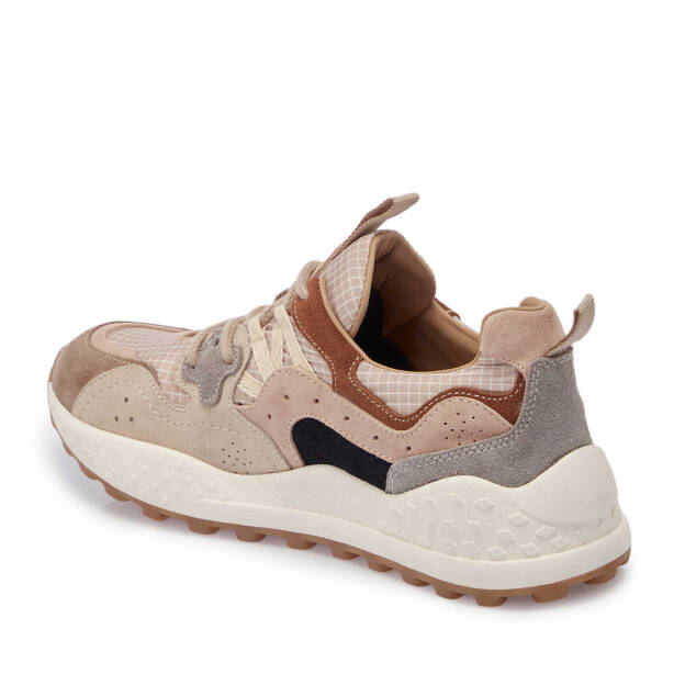 Bej Deri - Tekstil Kadın Sneaker - K25I1AY68116-D44 - 3