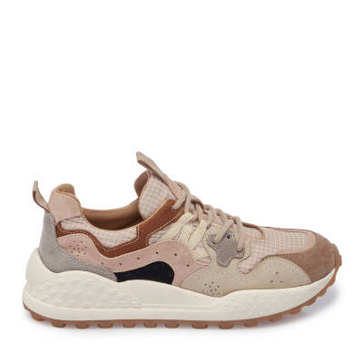 Bej Deri-Tekstil Kadın Sneaker - K25I1AY68116-D44 - 3
