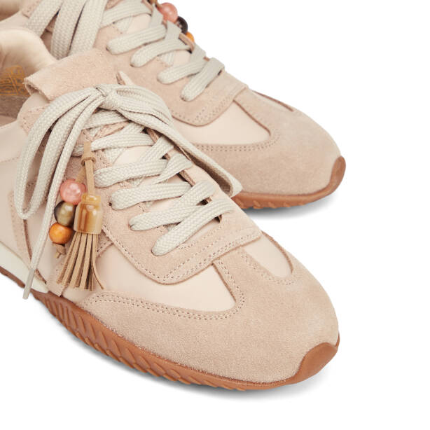 Bej Deri-Tekstil Kadın Sneaker - K26I1AY68649-V1Z - 3