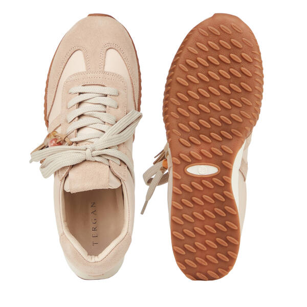 Bej Deri-Tekstil Kadın Sneaker - K26I1AY68649-V1Z - 6