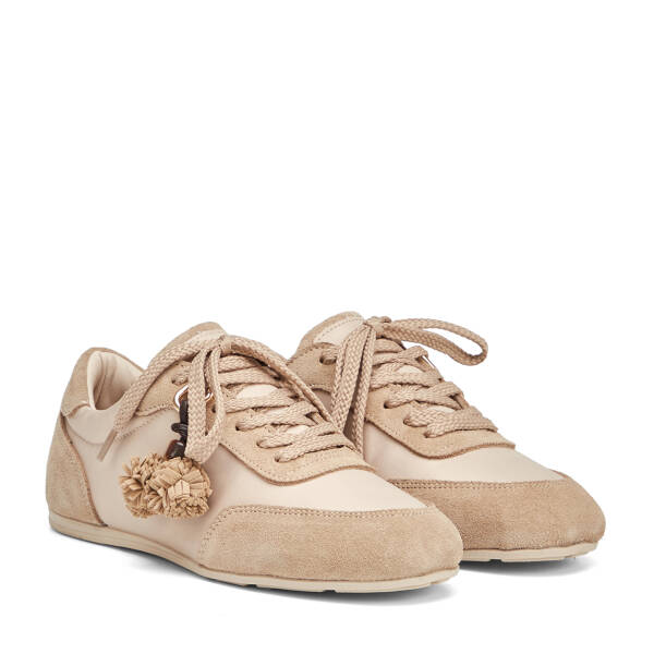 Bej Deri-Tekstil Kadın Sneaker - K26S1AY68841-V1Z - 2