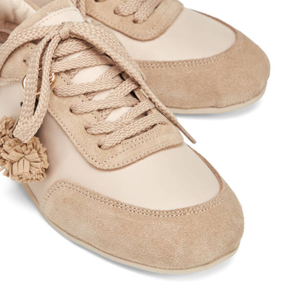 Bej Deri-Tekstil Kadın Sneaker - K26S1AY68841-V1Z - Tergan