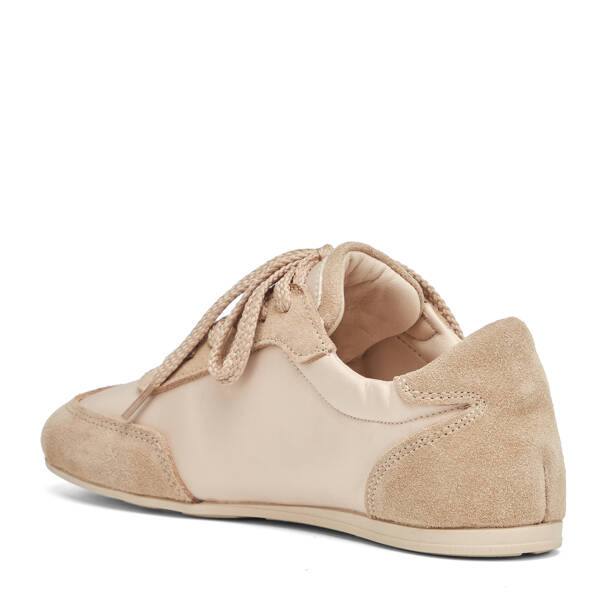 Bej Deri-Tekstil Kadın Sneaker - K26S1AY68841-V1Z - Tergan