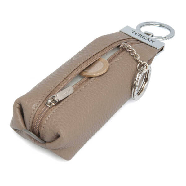 Bej Deri Unisex Anahtarlık - S1AN00000193-B73 - 2