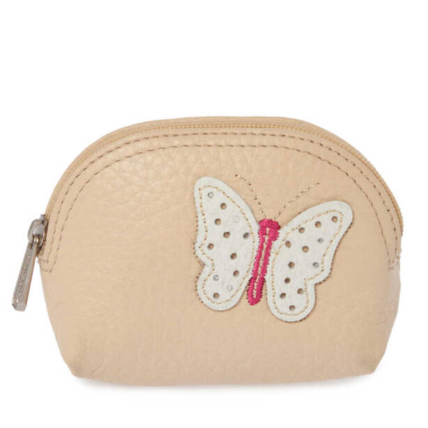 Bej Deri Unisex Bozuk Paralık - S1BP00000156-D67 