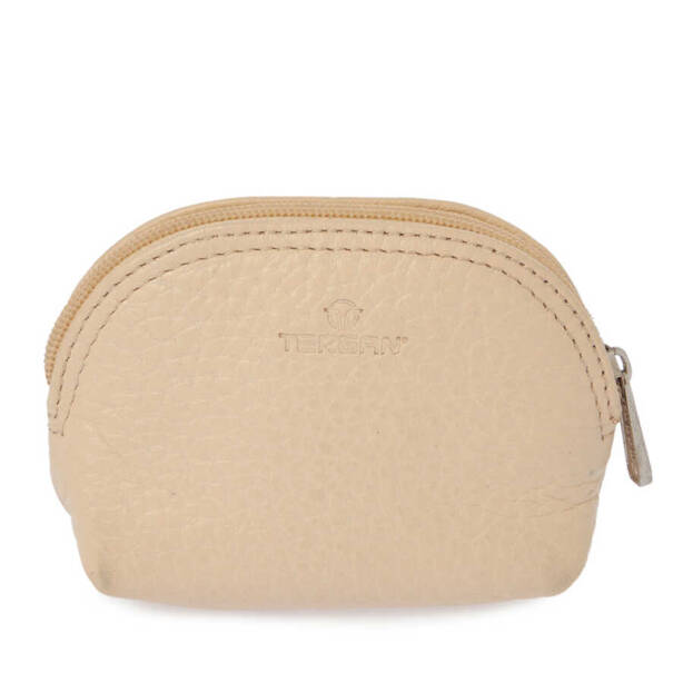 Bej Deri Unisex Bozuk Paralık - S1BP00000156-D67 - 3