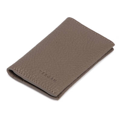  Bej Deri Unisex Kredi Kartlık - S1KK00000266-B73 