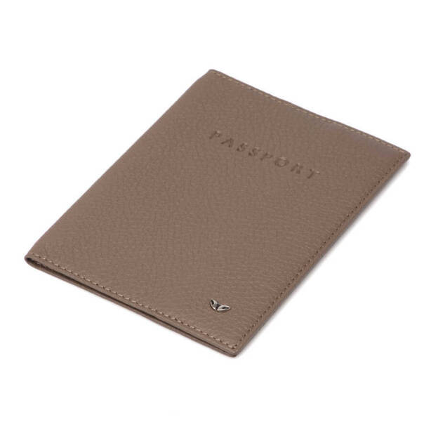 Bej Hakiki Deri Unisex Pasaportluk - S1PS00001200-B73 