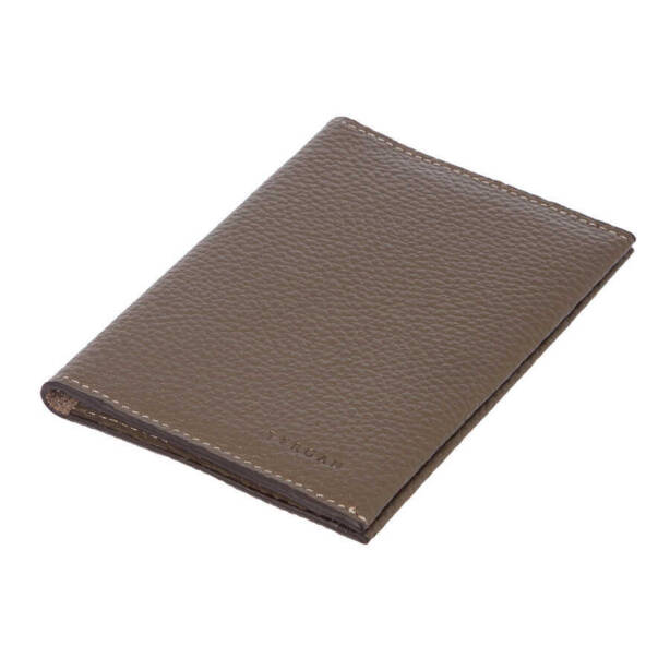 Bej Hakiki Deri Unisex Pasaportluk - S1PS00001657-B73 - 1