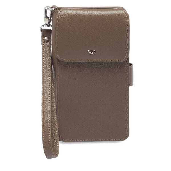 Bej Deri Unisex Portföy Çantası - S1PC00001655-B56 - 1