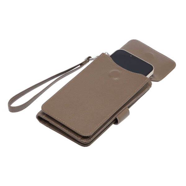 Bej Deri Unisex Portföy Çantası - S1PC00001655-B56 - 2