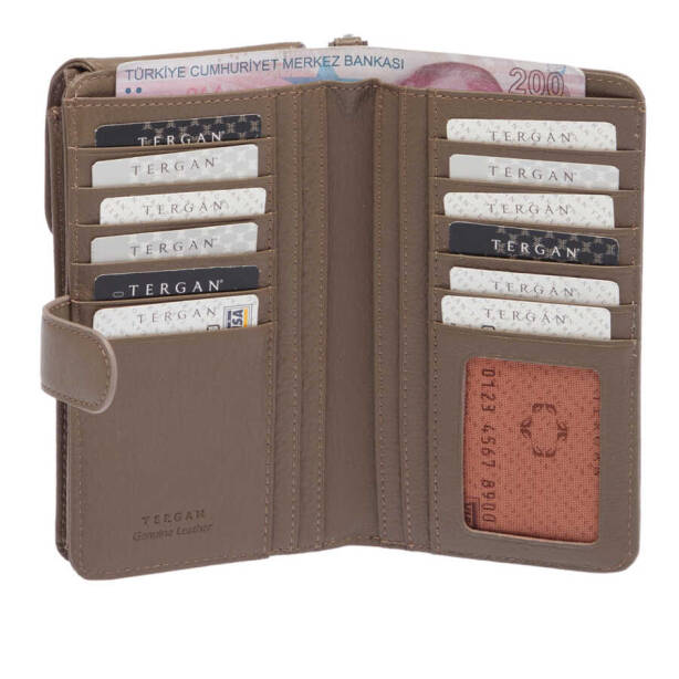 Bej Deri Unisex Portföy Çantası - S1PC00001655-B56 - 3