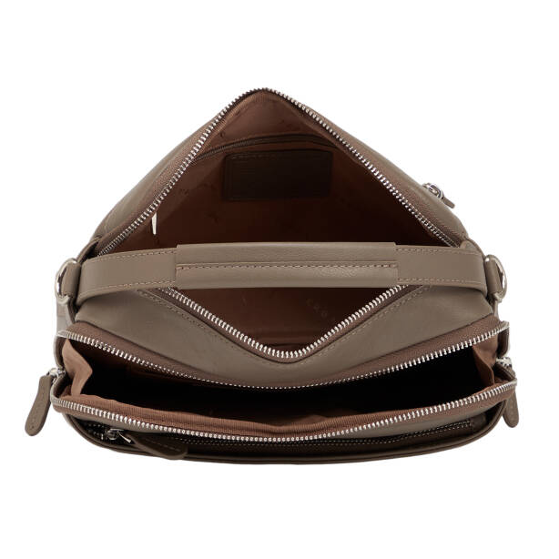 Bej Hakiki Deri Erkek Çapraz Askılı Çanta - S1AC00021545-B56 - 4