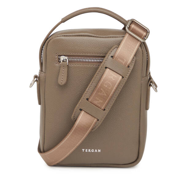 Bej Hakiki Deri Erkek Çapraz Askılı Çanta - S1AC00021551-D8I - 3