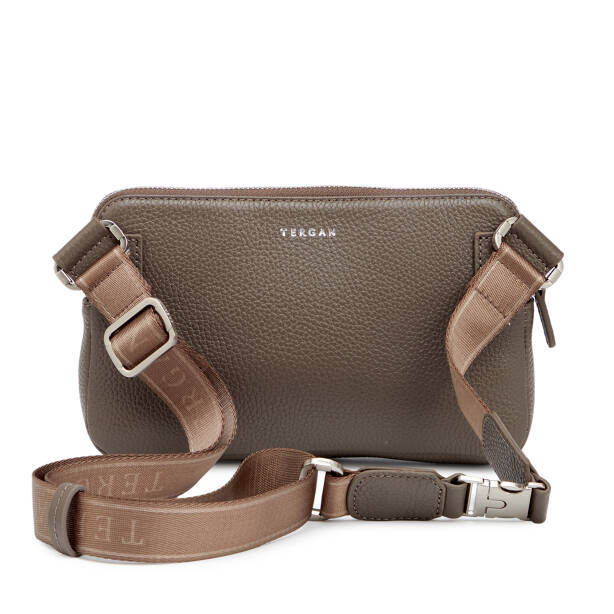 Bej Hakiki Deri Erkek Bel Çantası - S1BL00021559-B73 - Tergan