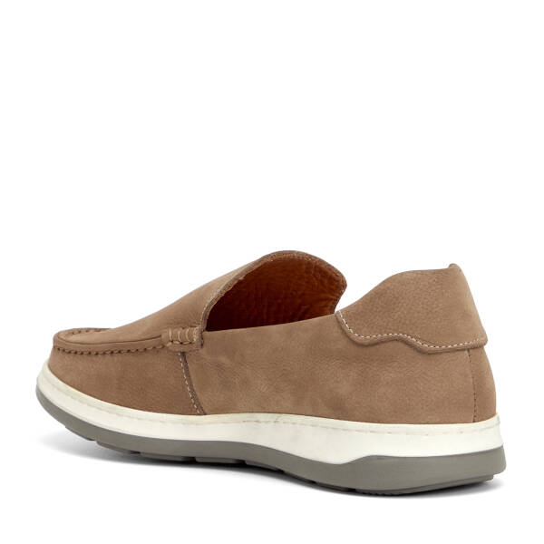 Bej Hakiki Deri Erkek Loafer - E26I1AY57706-A25 - 4