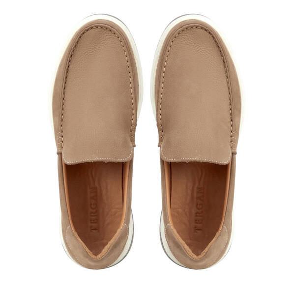 Bej Hakiki Deri Erkek Loafer - E26I1AY57706-A25 - 5