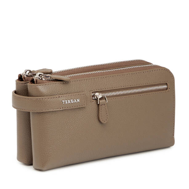 Bej Hakiki Deri Erkek Portföy Çantası - S1PC00021564-D8I - 2