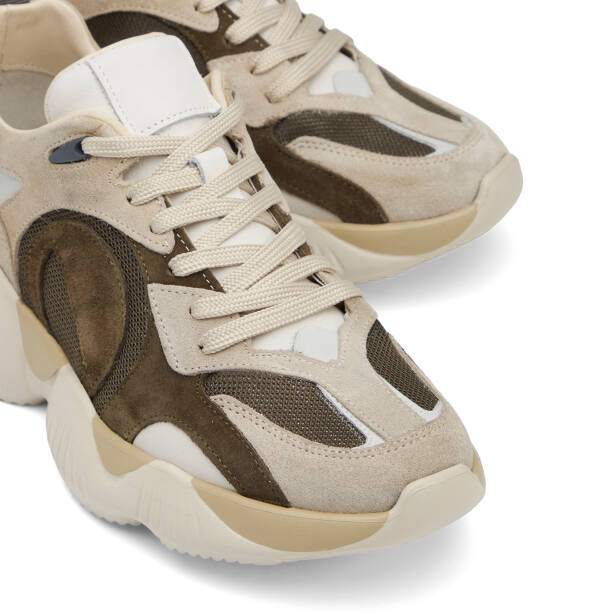 Bej Hakiki Deri Erkek Sneaker - E26I1AY57598-C9W - 3