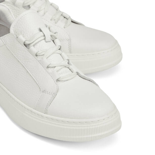 Bej Hakiki Deri Erkek Sneaker - E26I1AY57737-B19 - 3