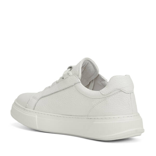 Bej Hakiki Deri Erkek Sneaker - E26I1AY57737-B19 - 4