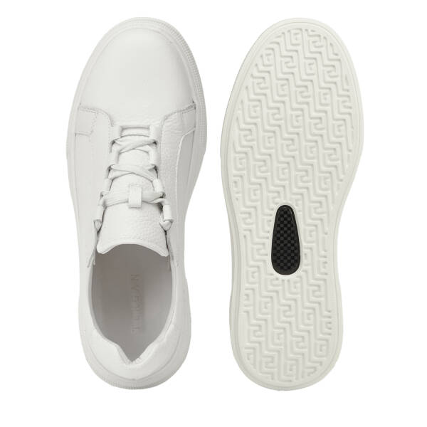 Bej Hakiki Deri Erkek Sneaker - E26I1AY57737-B19 - 6