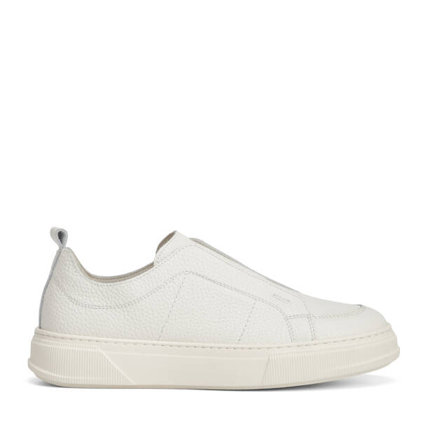 Bej Hakiki Deri Erkek Sneaker - E26I1AY57748-B19 