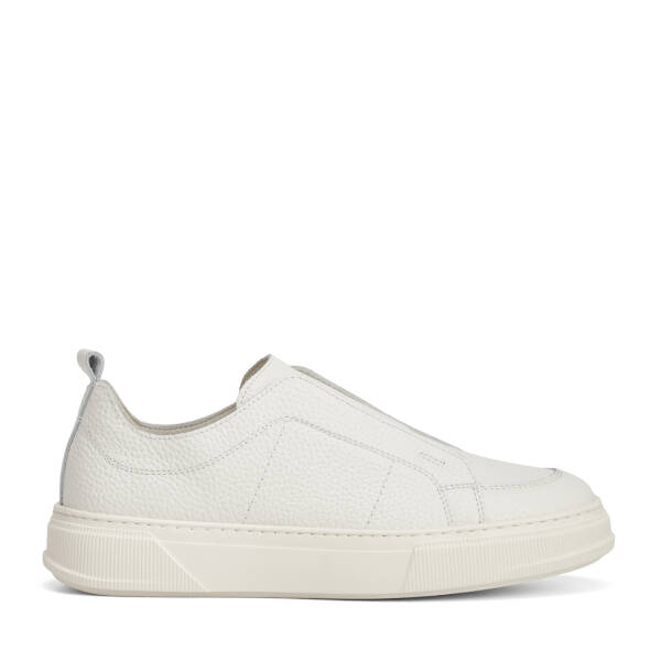 Bej Hakiki Deri Erkek Sneaker - E26I1AY57748-B19 - 1