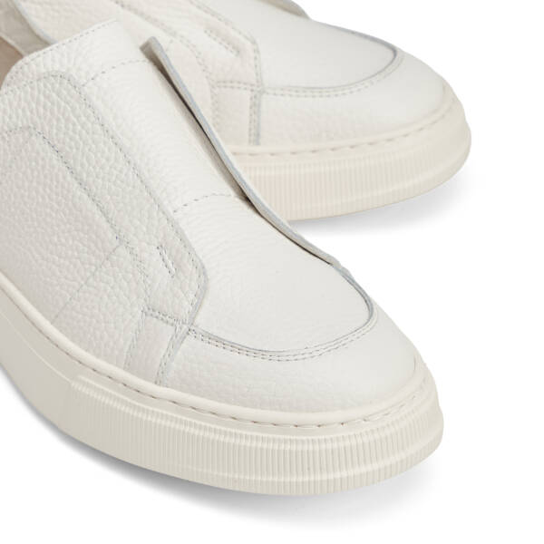Bej Hakiki Deri Erkek Sneaker - E26I1AY57748-B19 - 3