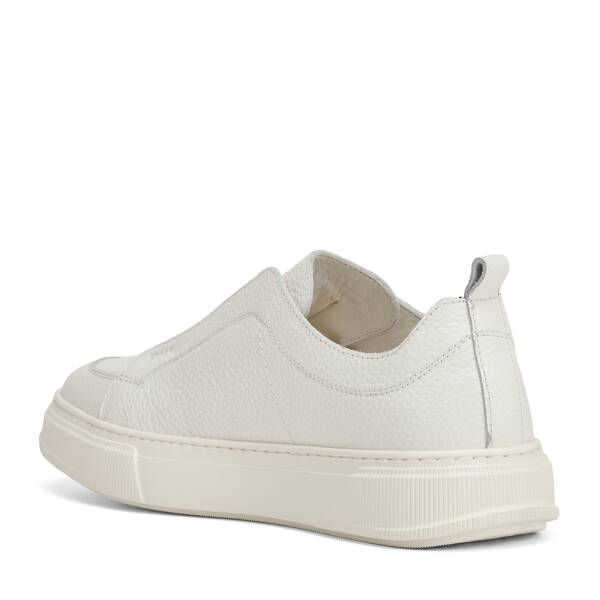 Bej Hakiki Deri Erkek Sneaker - E26I1AY57748-B19 - 4