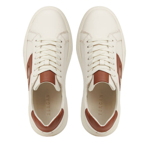 Bej Hakiki Deri Erkek Sneaker - E26I1AY57749-L4K - 5