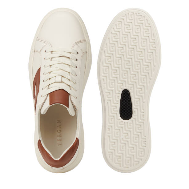 Bej Hakiki Deri Erkek Sneaker - E26I1AY57749-L4K - 6