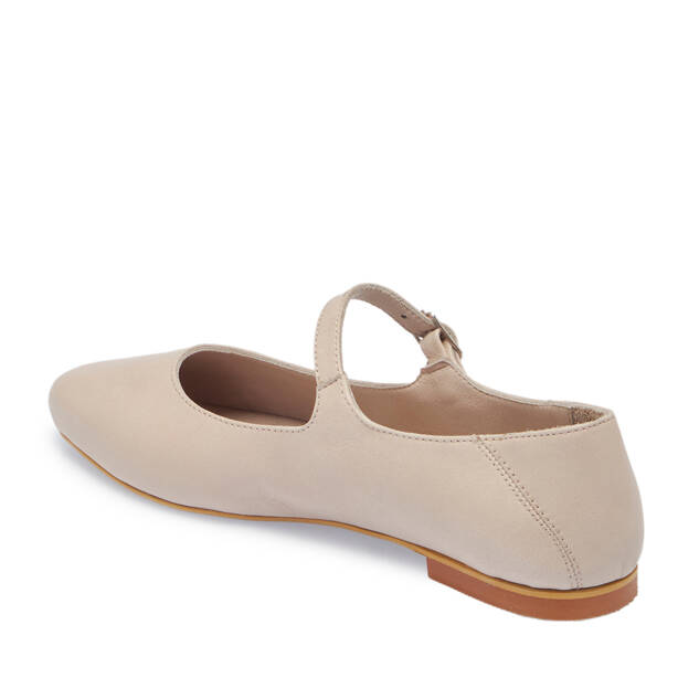 Bej Hakiki Deri Kadın Babet - K26I1BB68437-Q5Q - 3