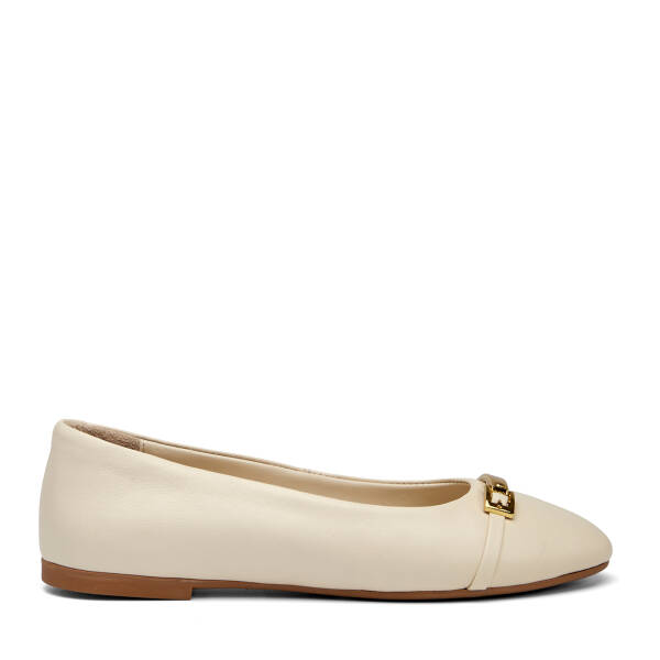 Bej Hakiki Deri Kadın Babet - K26I1BB68481-A25 - 1