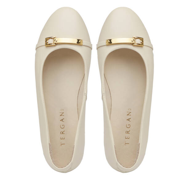 Bej Hakiki Deri Kadın Babet - K26I1BB68481-A25 - 5