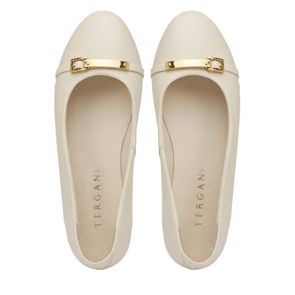 Bej Hakiki Deri Kadın Babet - K26I1BB68481-A25 - 5