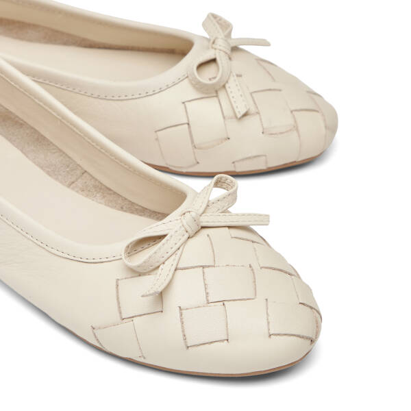 Bej Hakiki Deri Kadın Babet - K26I1BB68482-A25 - 3