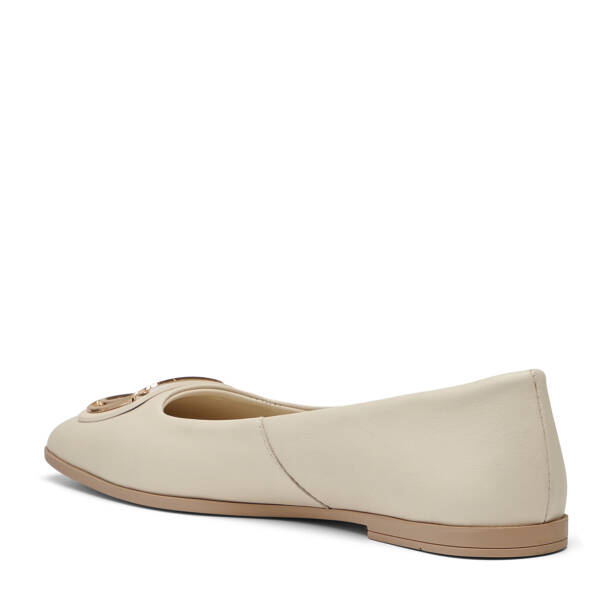 Bej Hakiki Deri Kadın Babet - K26I1BB68483-A25 - 4