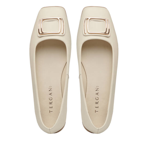 Bej Hakiki Deri Kadın Babet - K26I1BB68483-A25 - 5