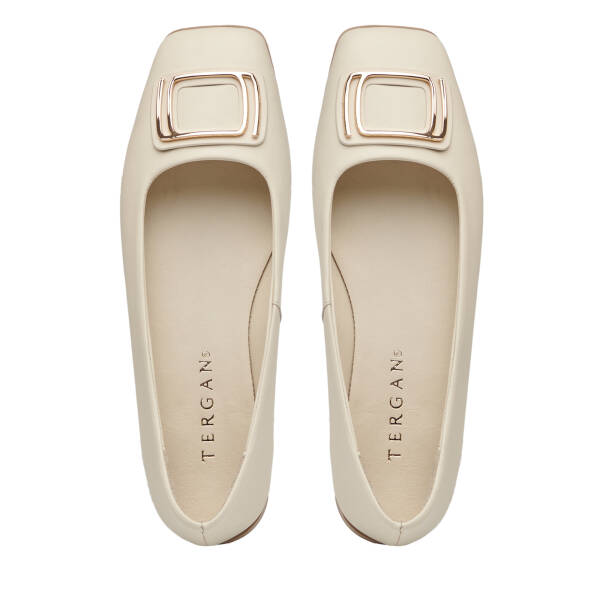 Bej Hakiki Deri Kadın Babet - K26I1BB68483-A25 - 5