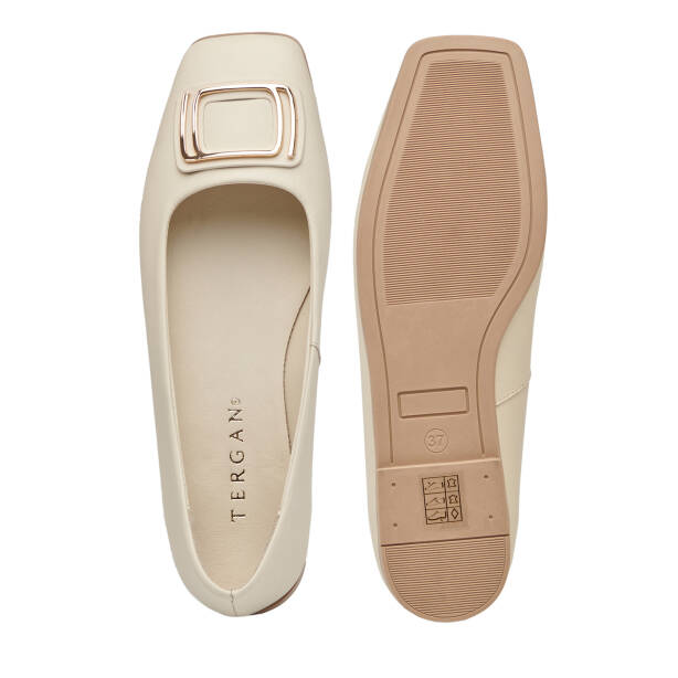 Bej Hakiki Deri Kadın Babet - K26I1BB68483-A25 - 6