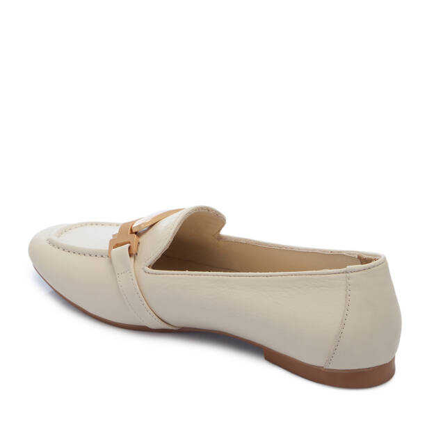 Bej Hakiki Deri Kadın Babet - K26I1BB68490-A25 - 3