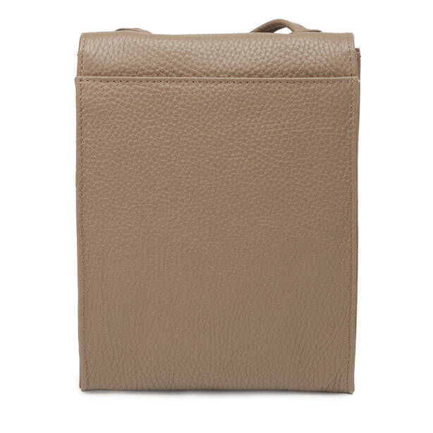 Bej Hakiki Deri Kadın Çapraz Askılı Çanta - S26Y1BC80168-S95 - 3