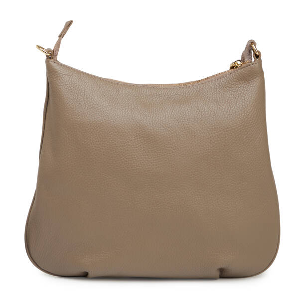 Bej Hakiki Deri Kadın Çapraz Askılı Çanta - S26Y1BC80409-S95 - 3