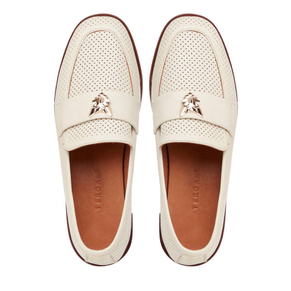 Bej Hakiki Deri Kadın Casual Ayakkabı - K25I1AY67841-A25 - 5